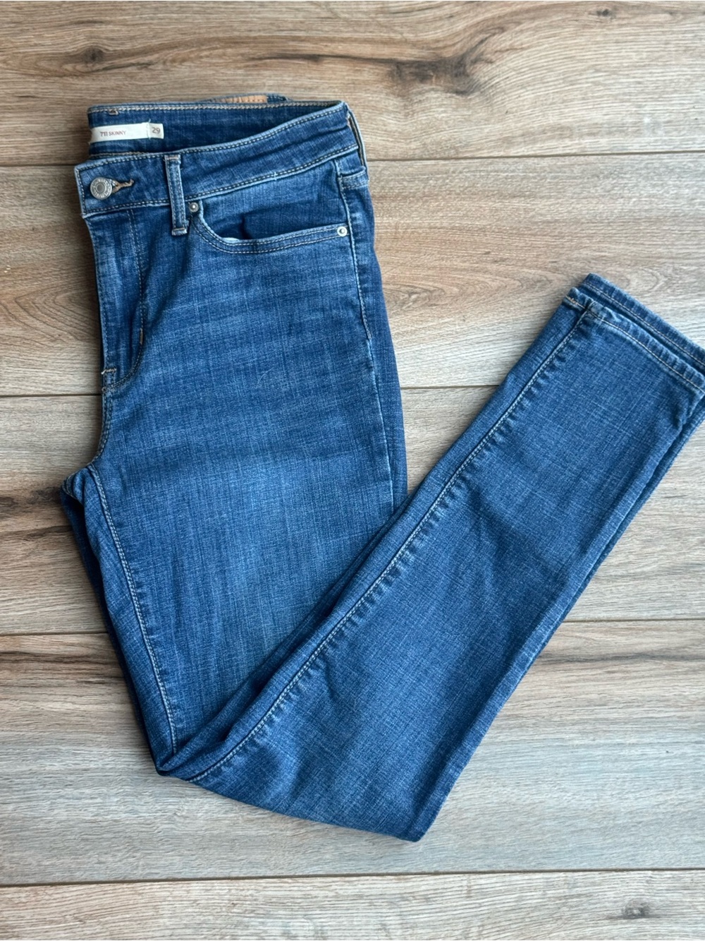 Levi's Women's Dark Blue Skinny Jeans